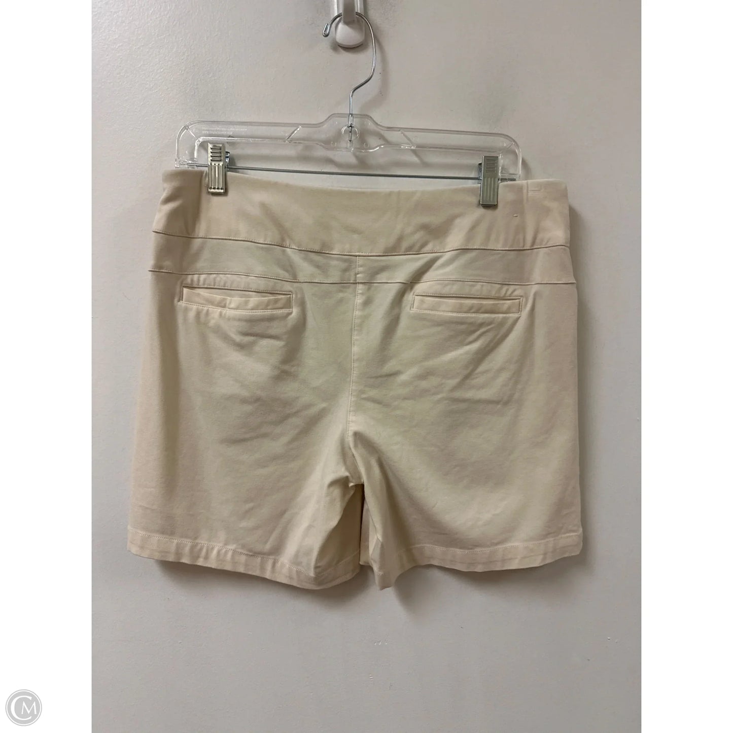 Athletic Shorts By Lady Hagen In Yellow, Size: 12