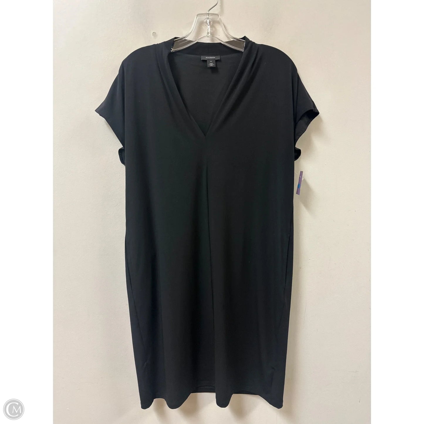 Dress Casual Midi By Halogen In Black, Size: M