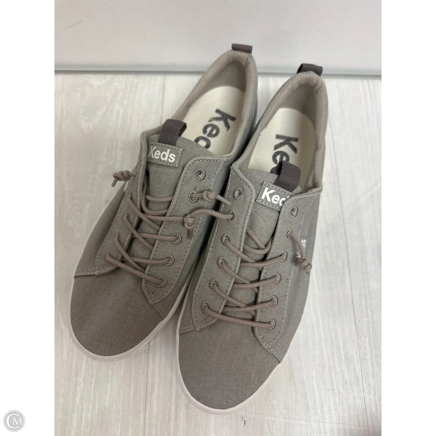 Shoes Flats By Keds In Grey, Size: 8.5
