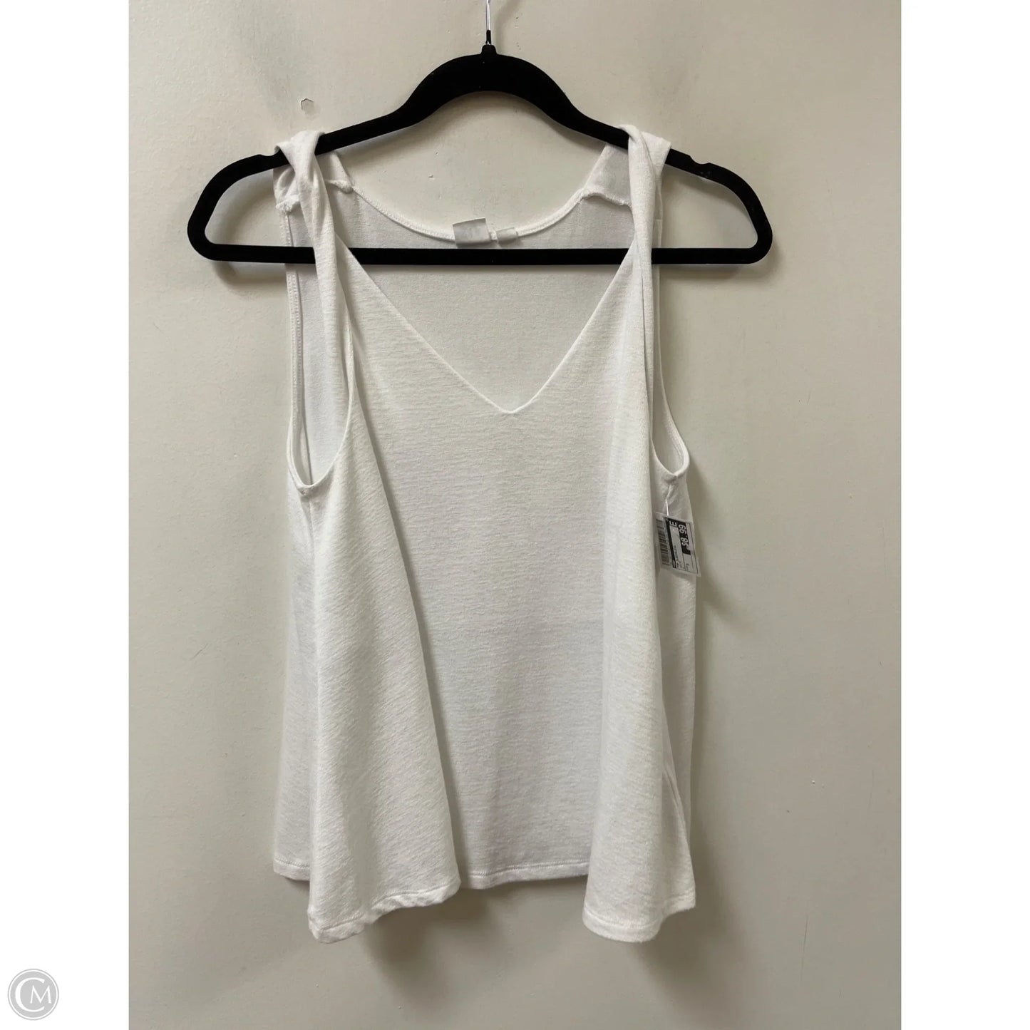 Top Sleeveless By Gap In White, Size: S