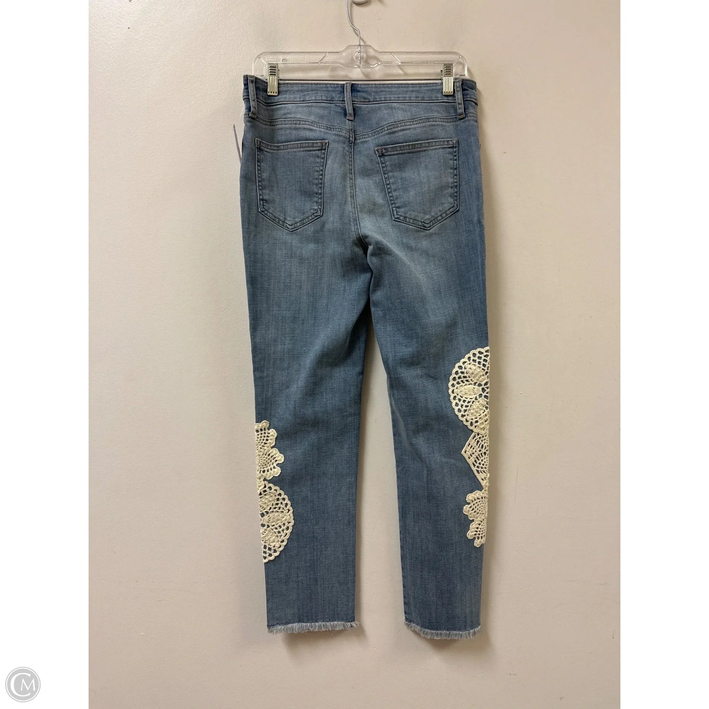 Jeans Skinny By Chicos In Blue Denim, Size: 6