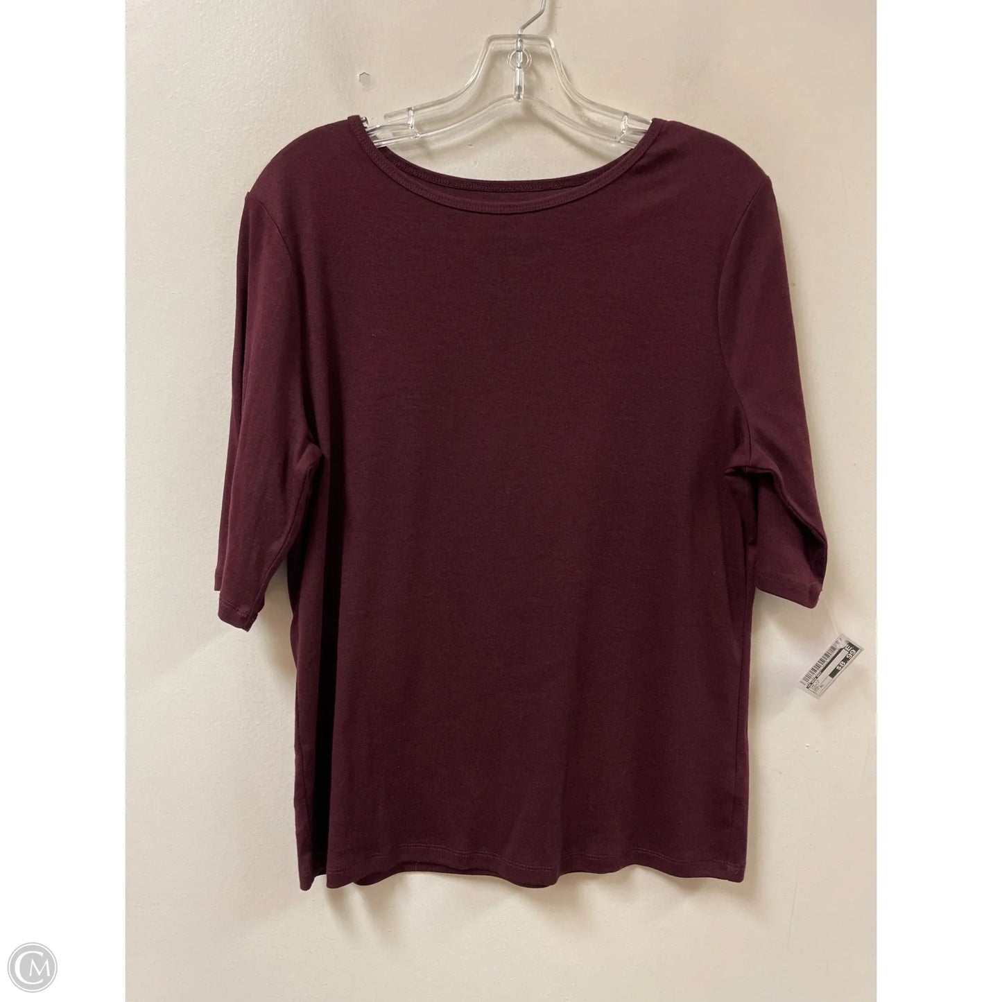 Top Long Sleeve By A New Day In Purple, Size: Xl