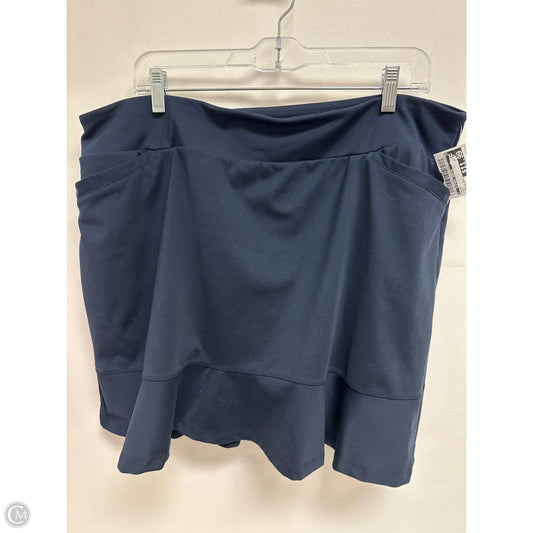 Skort By Clothes Mentor In Navy, Size: 16