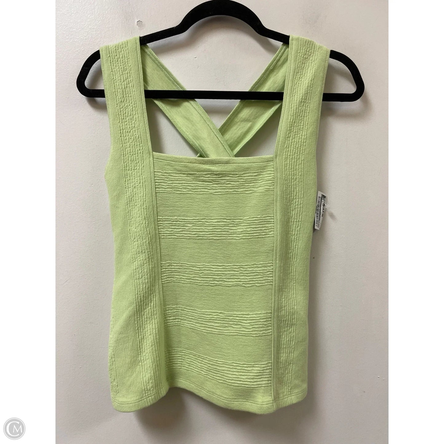 Top Sleeveless By Maeve In Green, Size: S