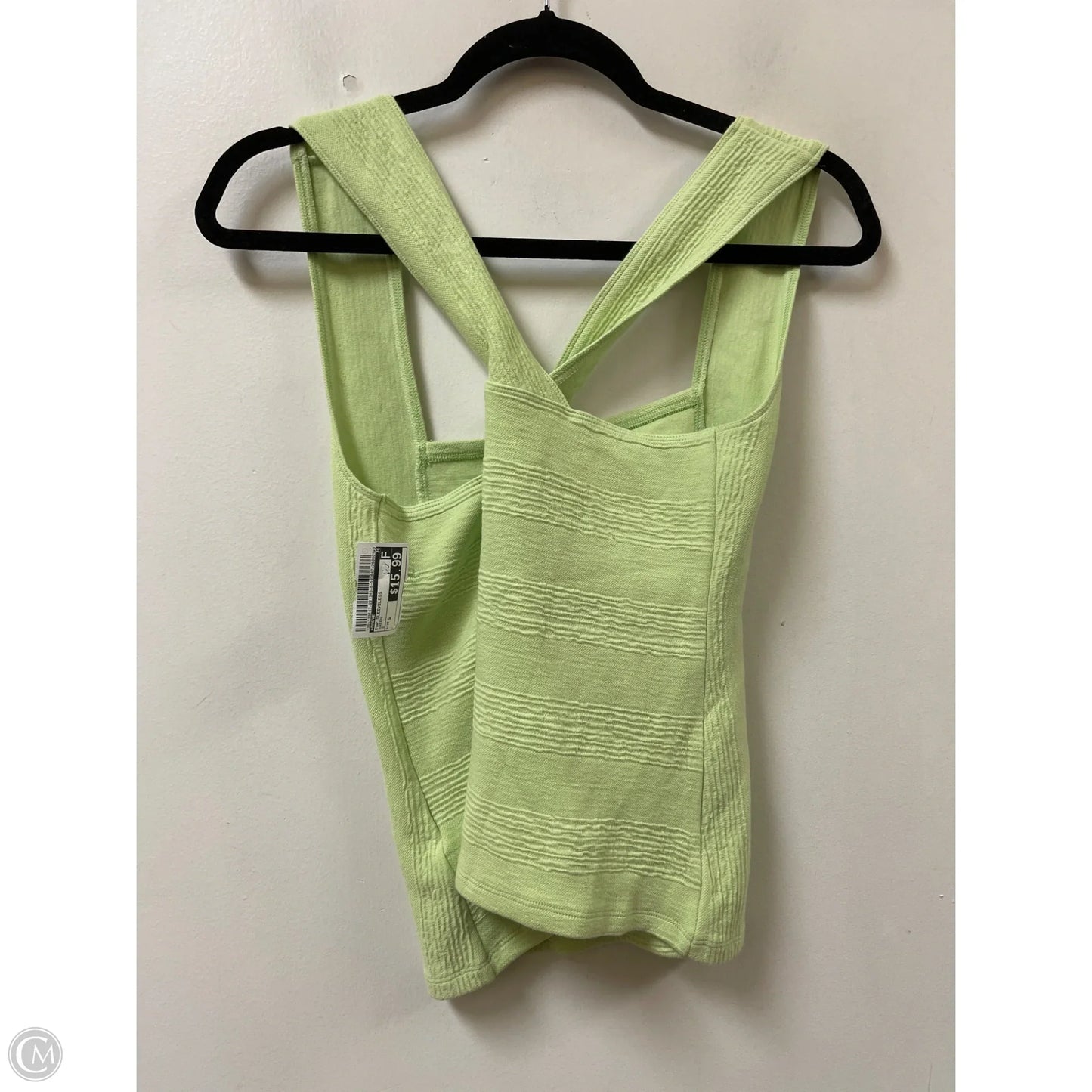 Top Sleeveless By Maeve In Green, Size: S