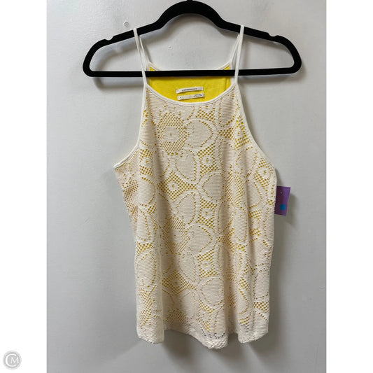 Top Sleeveless By Anthropologie In Yellow, Size: S