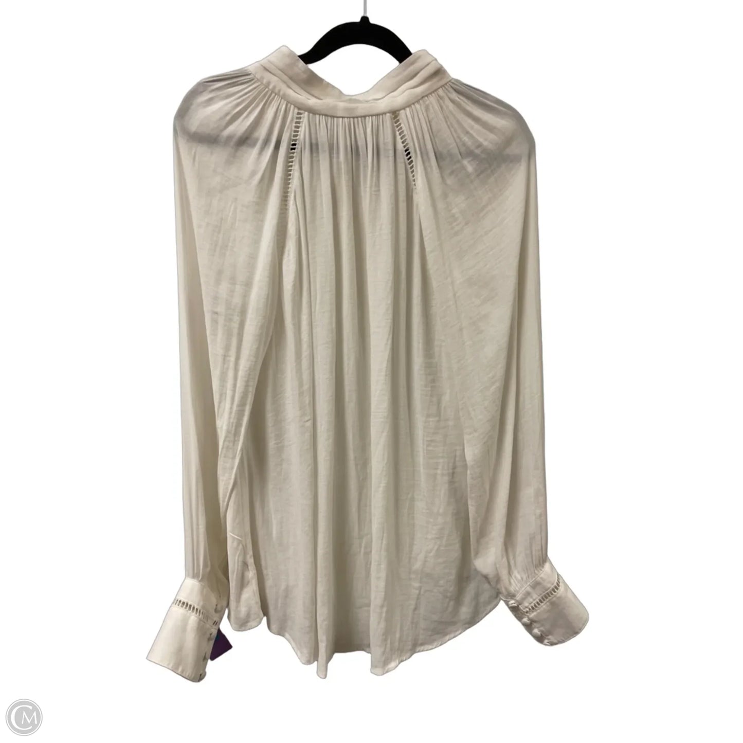 Top Long Sleeve By Free People In White, Size: M