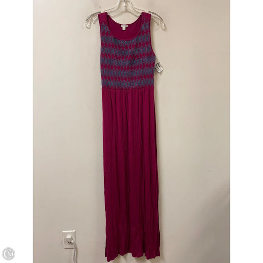 Dress Casual Maxi By Spense In Purple, Size: Xs
