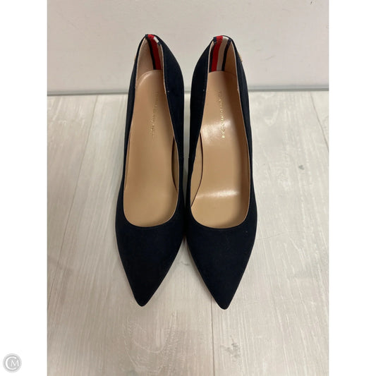 Shoes Heels Block By Tommy Hilfiger In Navy, Size: 8