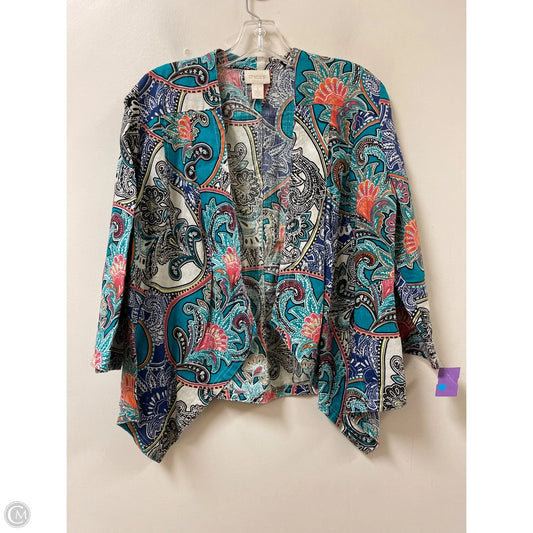 Blazer By Chicos In Multi-colored, Size: M