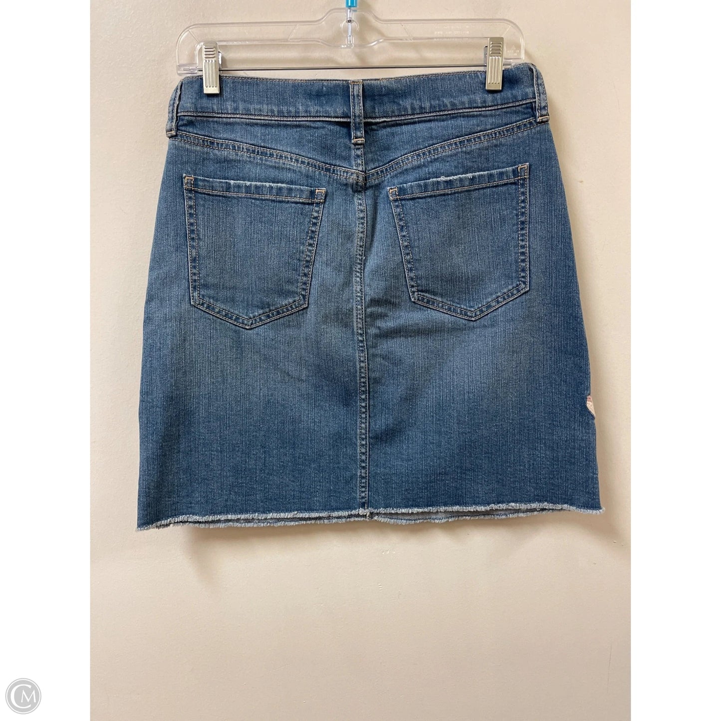 Skirt Mini & Short By Loft In Blue Denim, Size: 6