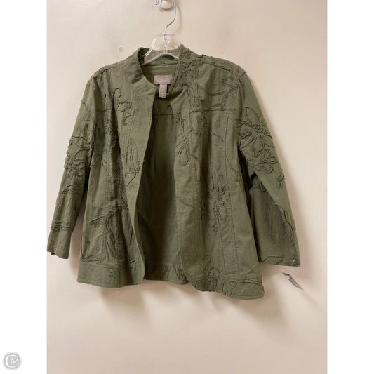 Blazer By Chicos In Green, Size: L