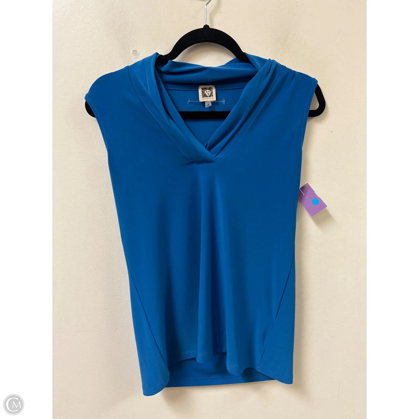 Top Sleeveless By Anne Klein In Blue, Size: M