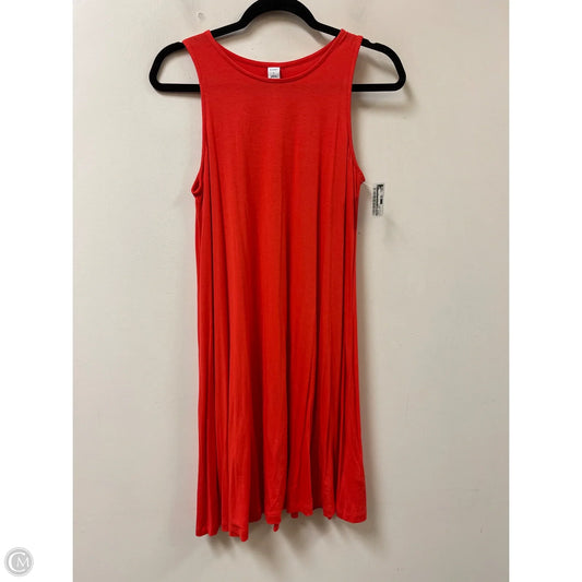 Dress Casual Midi By Old Navy In Orange, Size: S