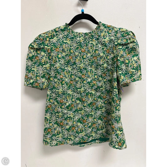 Top Short Sleeve By Cmc In Green, Size: M