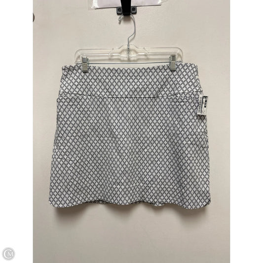 Skort By Sc & Co In Black & White, Size: Xl