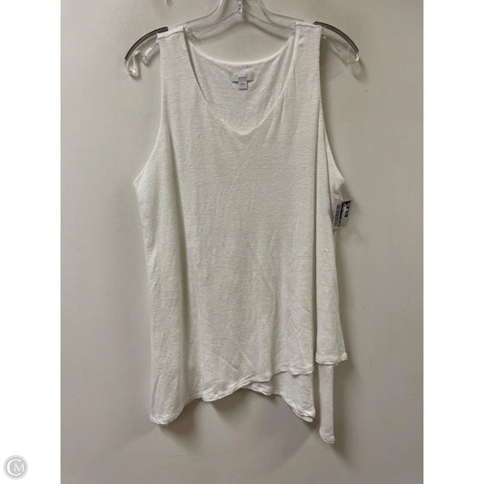 Tunic Sleeveless By Pure Jill In White, Size: L
