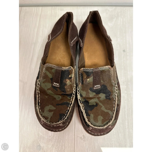 Shoes Flats By Ariat In Camouflage Print, Size: 8.5