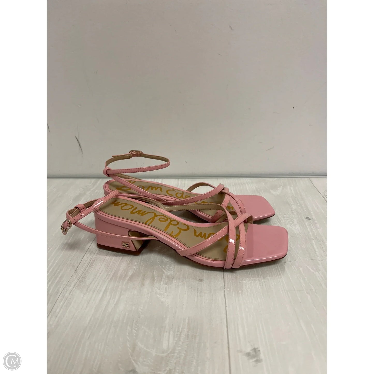 Sandals Heels Block By Sam Edelman In Pink, Size: 7.5