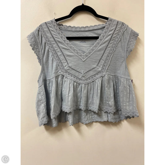 Top Short Sleeve By Pilcro In Blue, Size: S