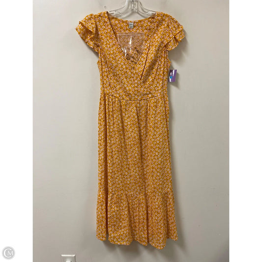 Dress Casual Maxi By Old Navy In Yellow, Size: Xs
