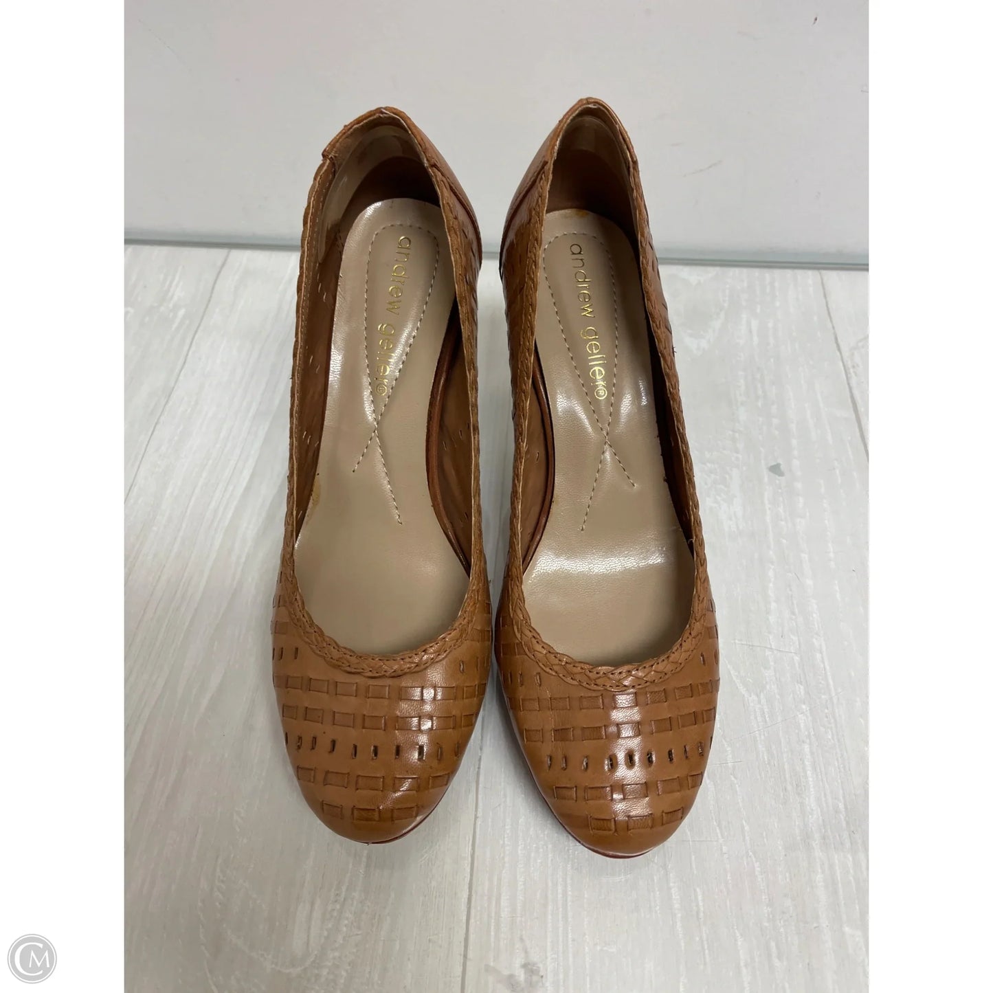 Shoes Heels Stiletto By Andrew Gellar In Brown, Size: 7