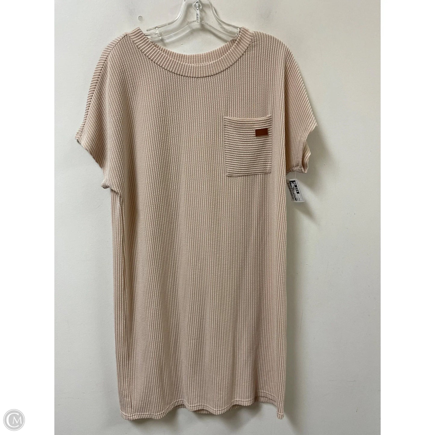 Dress Casual Midi By Clothes Mentor In Cream, Size: L