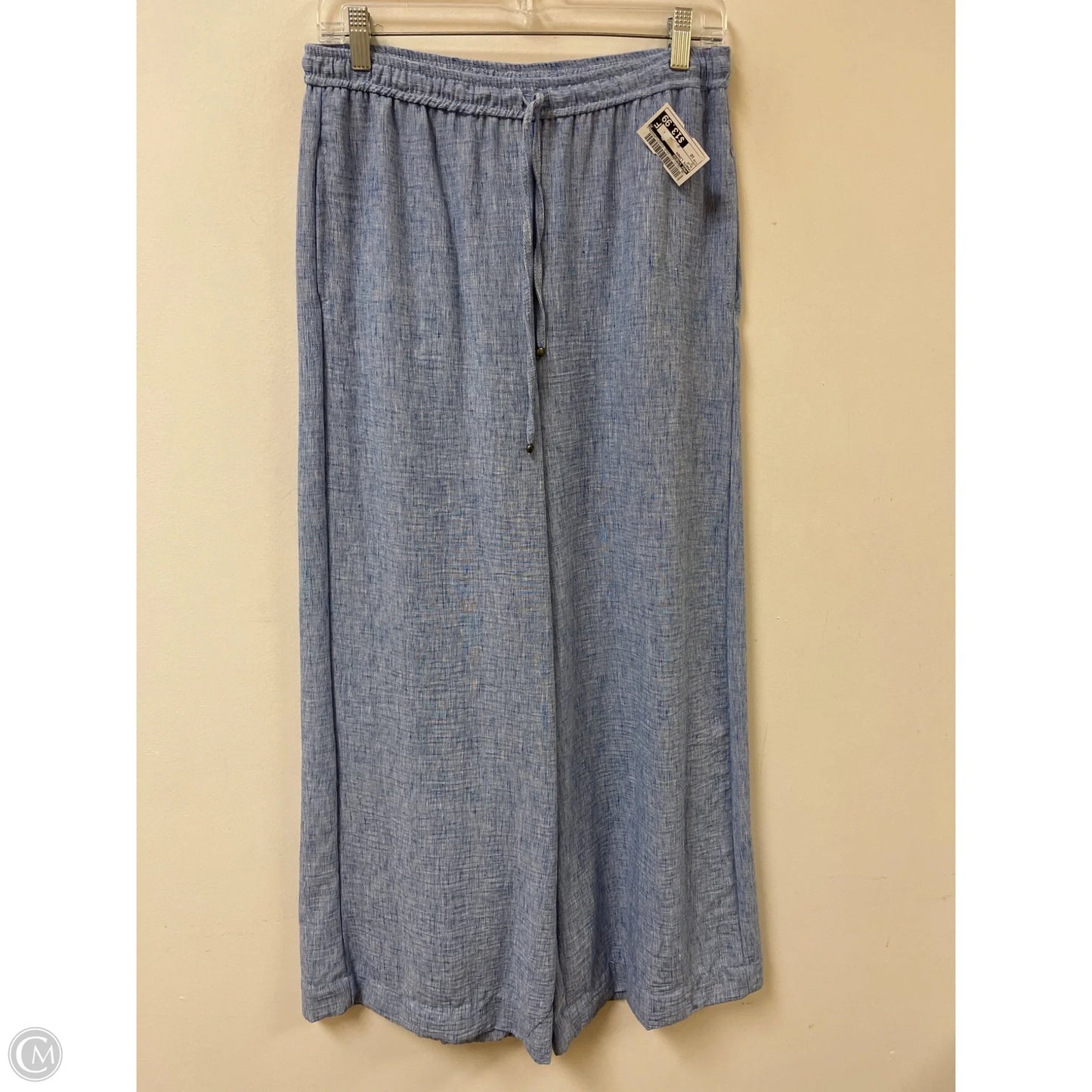 Pants Linen By Max Studio In Blue, Size: 10