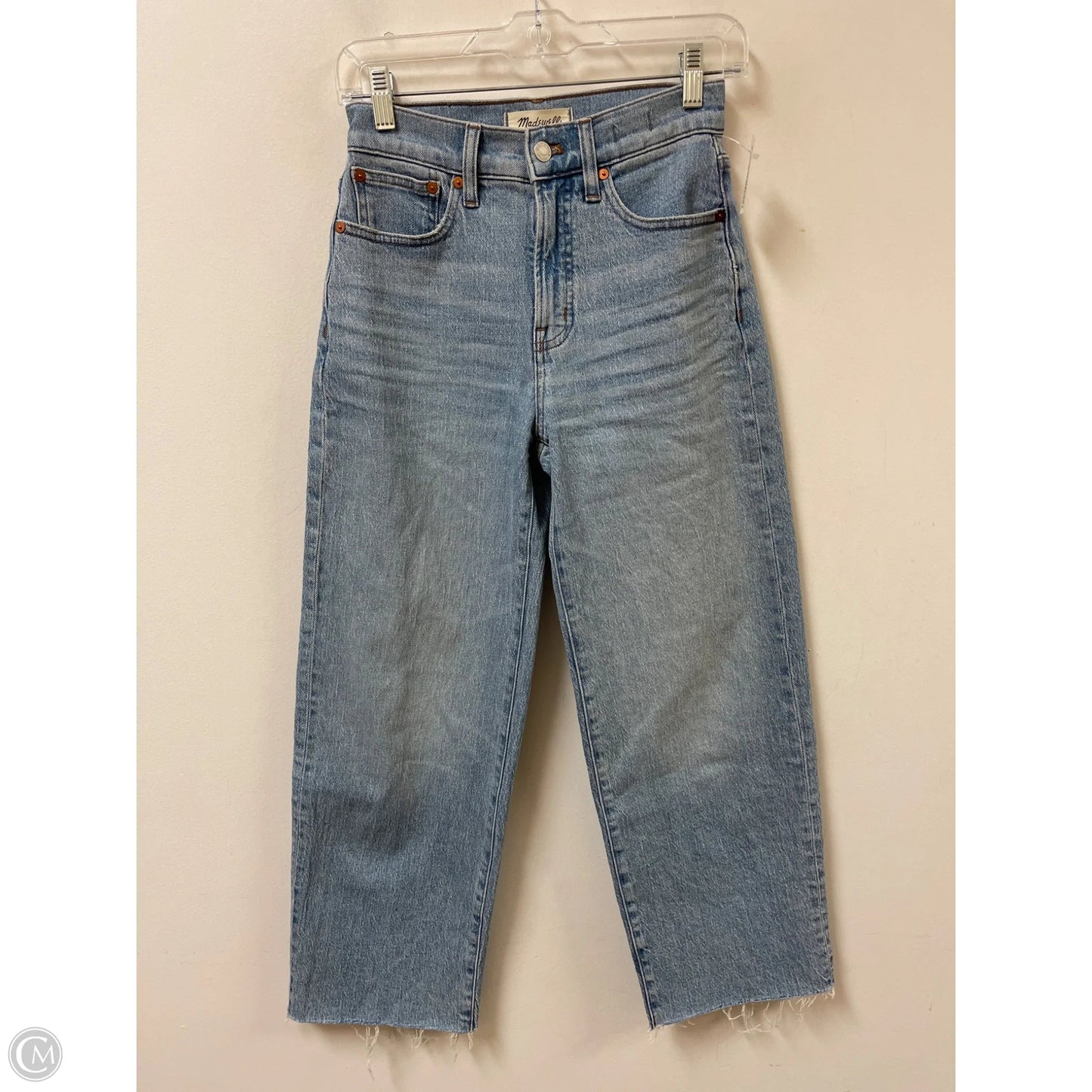 Jeans Straight By Madewell In Blue, Size: 24