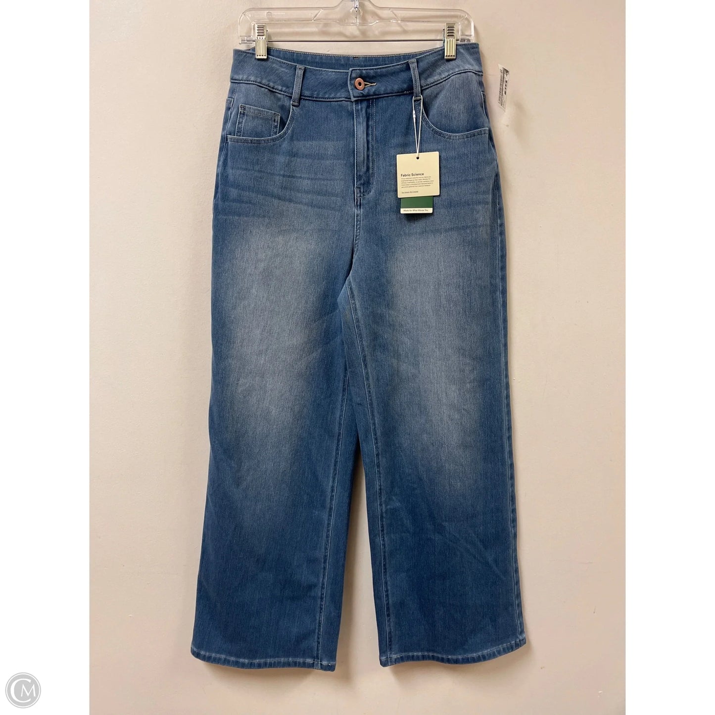 Jeans Wide Leg By Halara In Blue Denim, Size: 10