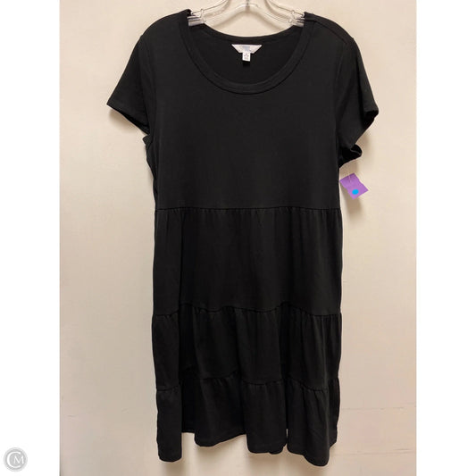 Dress Casual Midi By Time And Tru In Black, Size: M