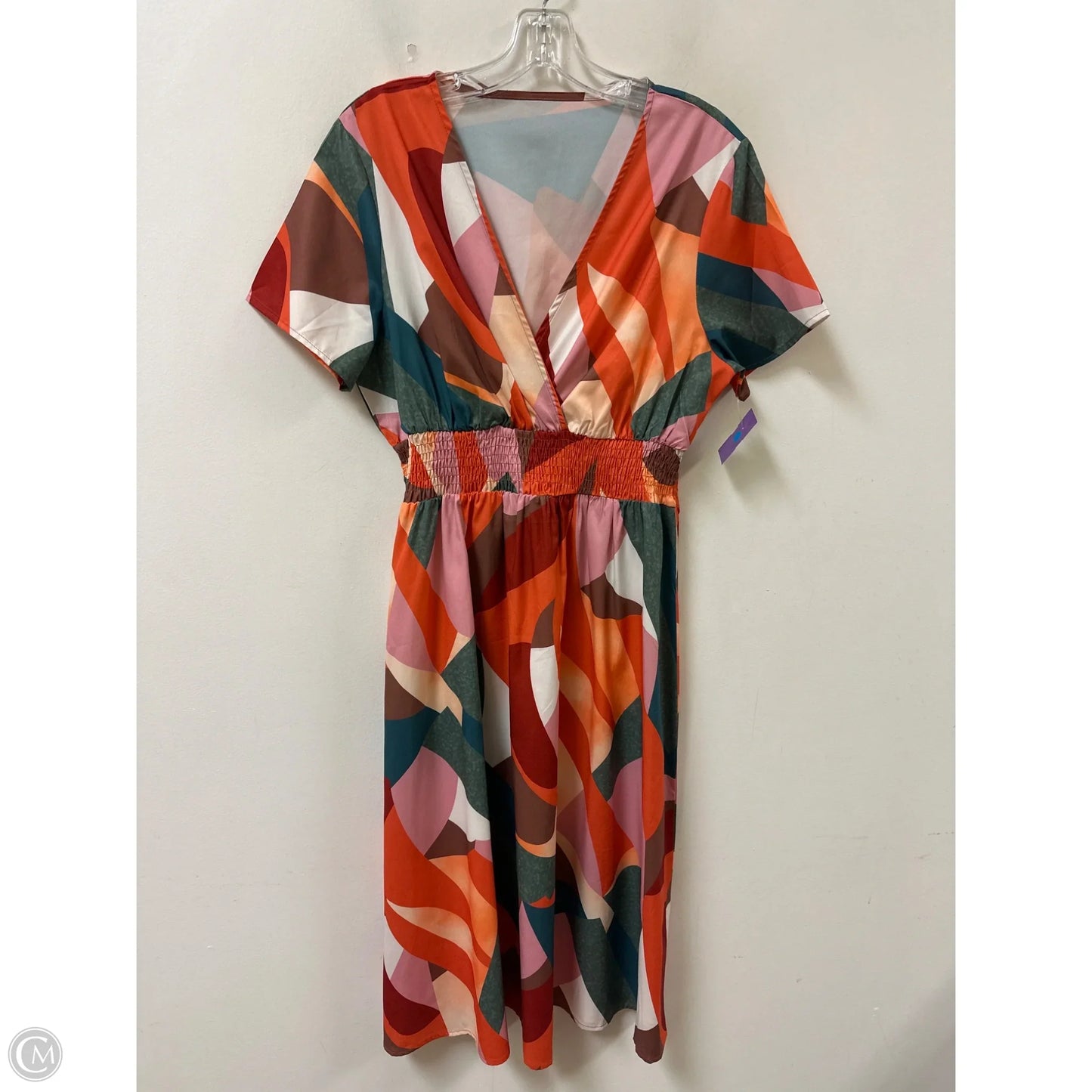 Dress Casual Maxi By Shein In Orange, Size: L