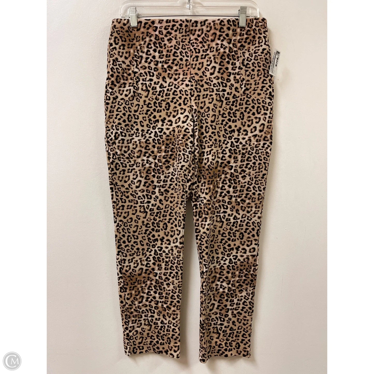 Pants Leggings By Chicos In Animal Print, Size: 8