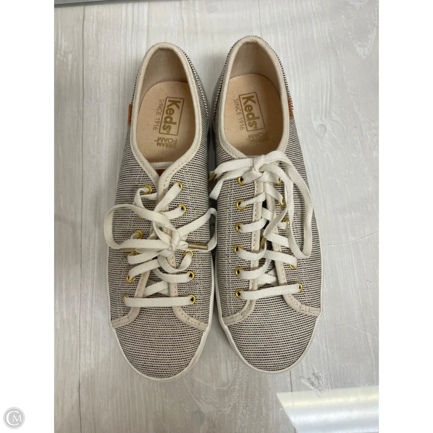 Shoes Sneakers By Keds In Grey, Size: 7