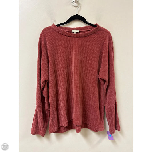 Sweater By Chenault In Pink, Size: Xl