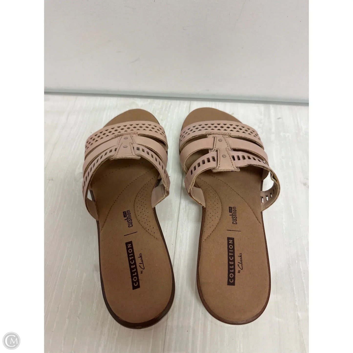 Sandals Flats By Clarks In Pink, Size: 7