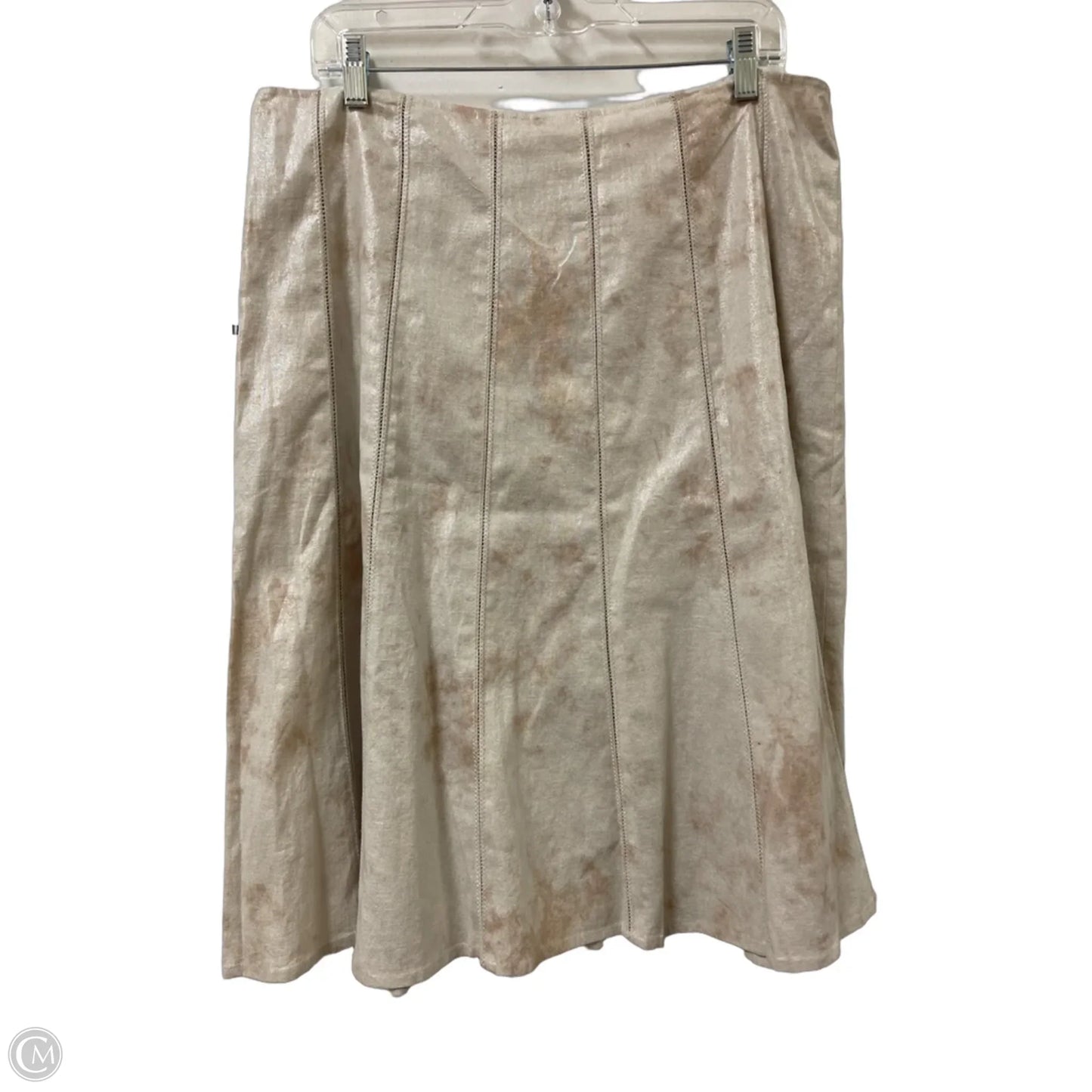 Skirt Midi By Reba In Tan, Size: 16