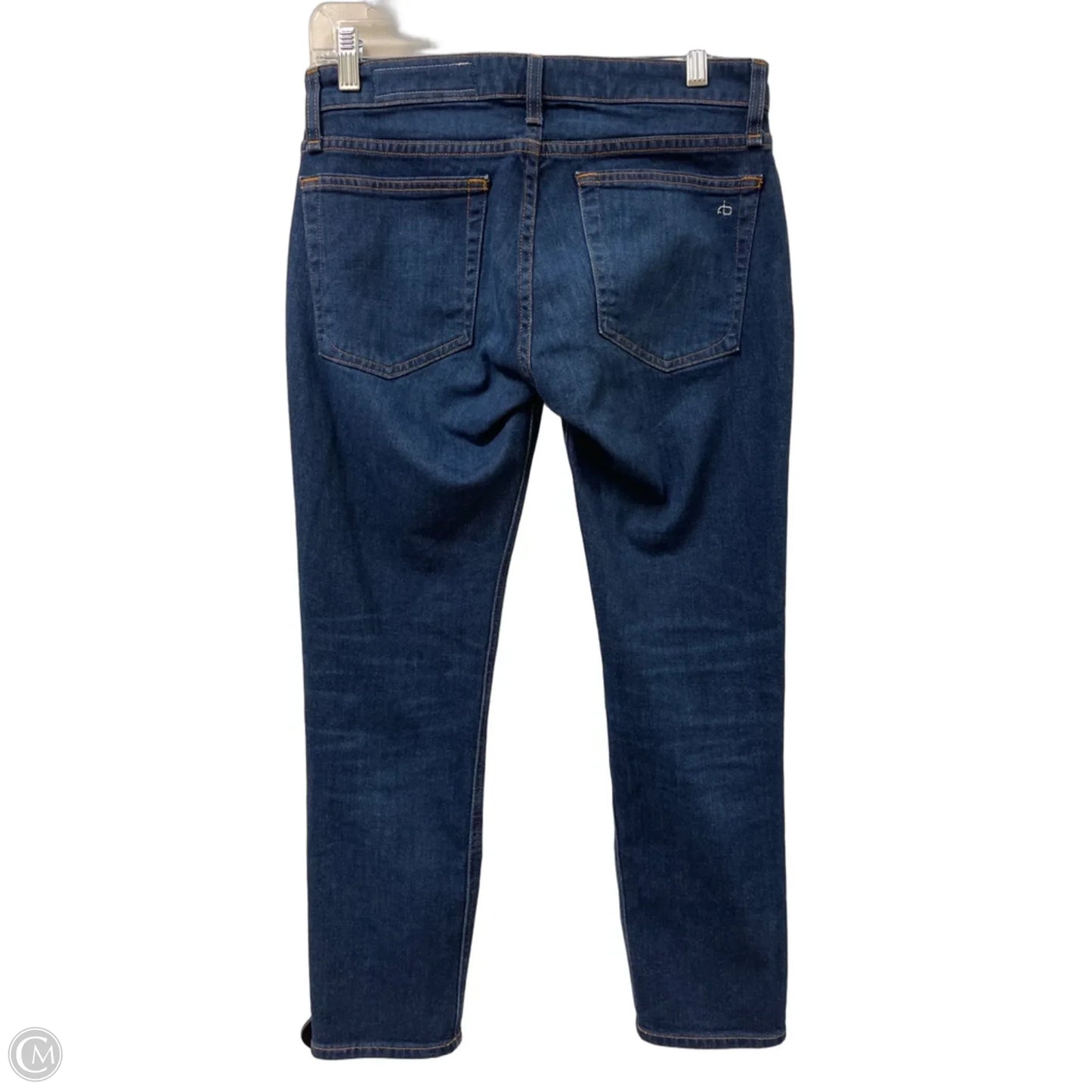Jeans Skinny By Rag And Bone In Blue Denim, Size: 2