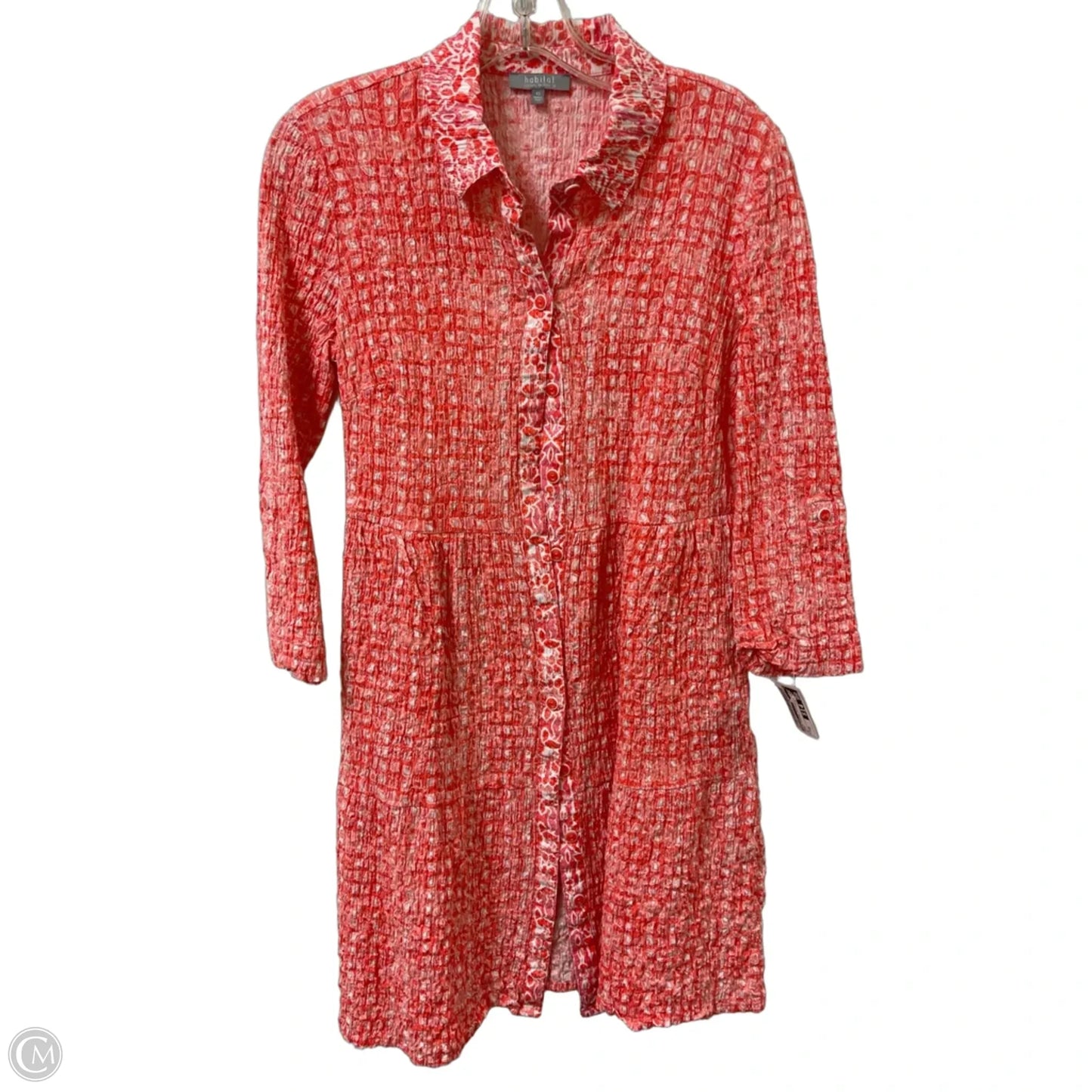 Dress Casual Midi By Habitat In Coral, Size: Xs
