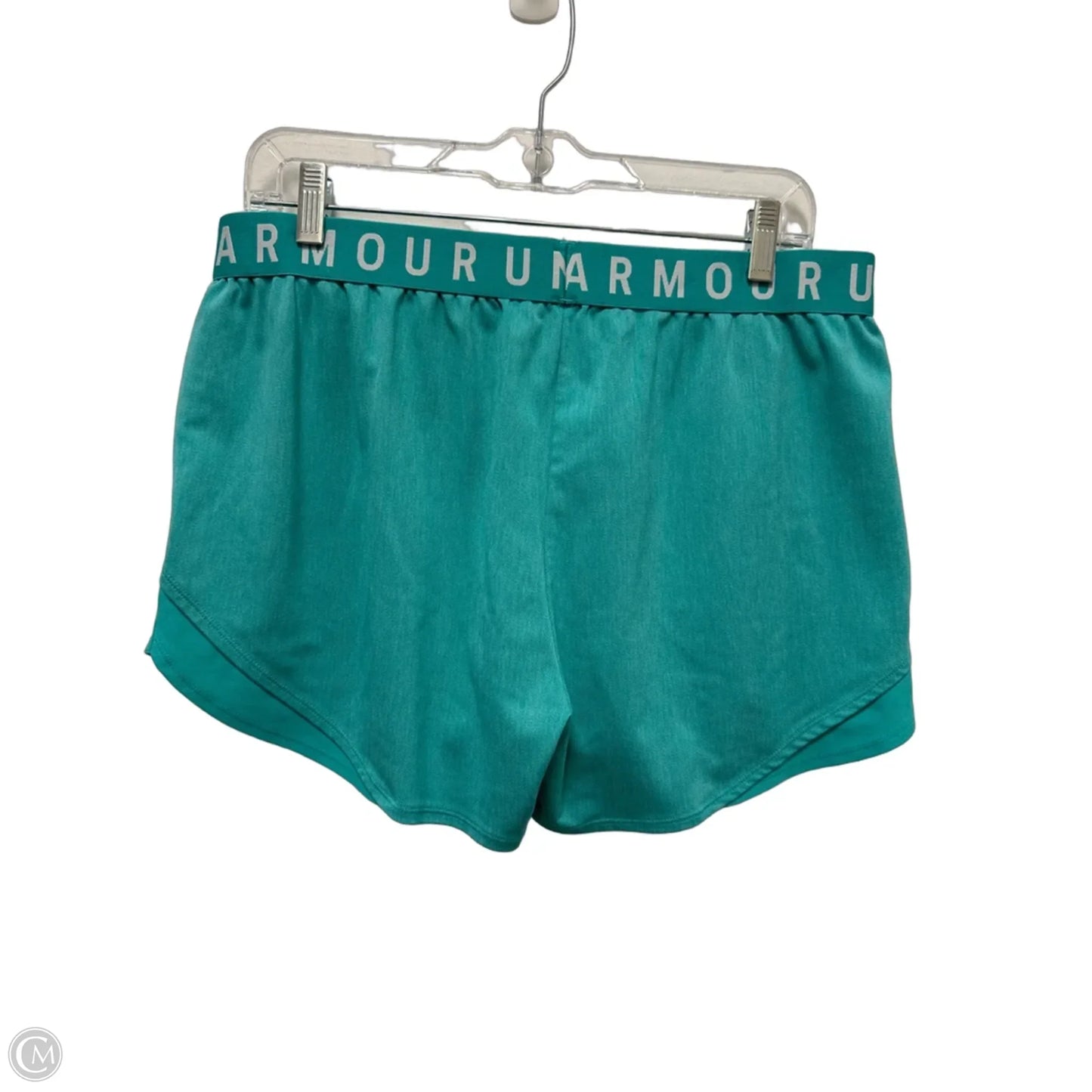 Athletic Shorts By Under Armour In Green, Size: Xl