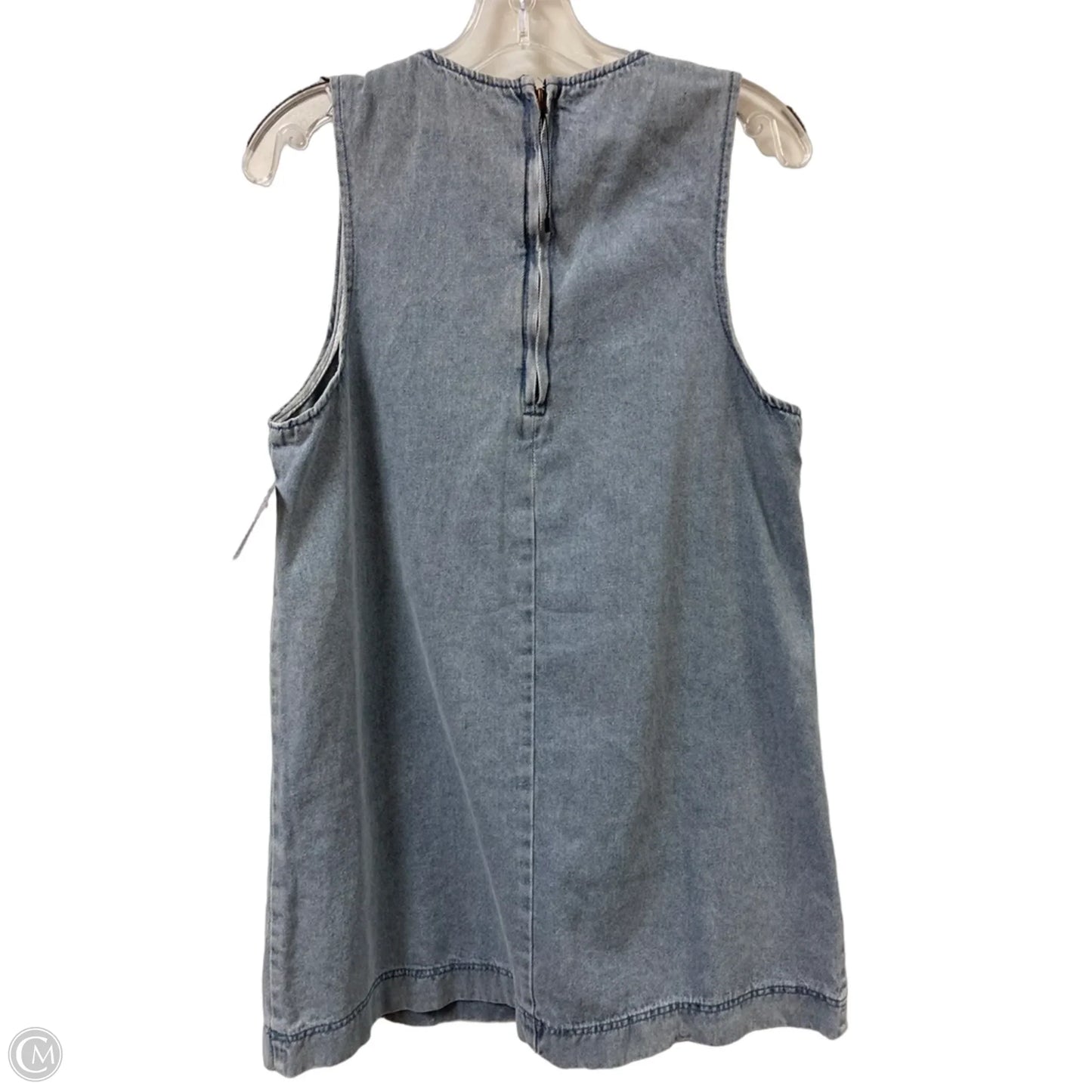 Dress Casual Short By Forever 21 In Blue Denim, Size: M