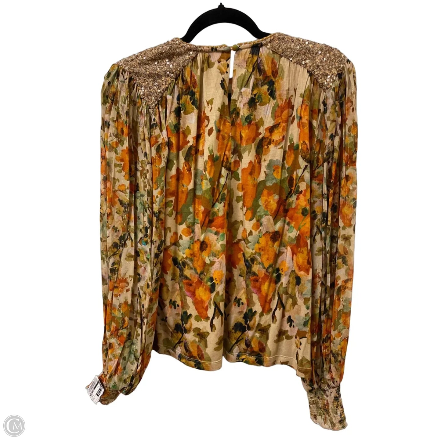 Top Long Sleeve By Blank London In Orange, Size: S