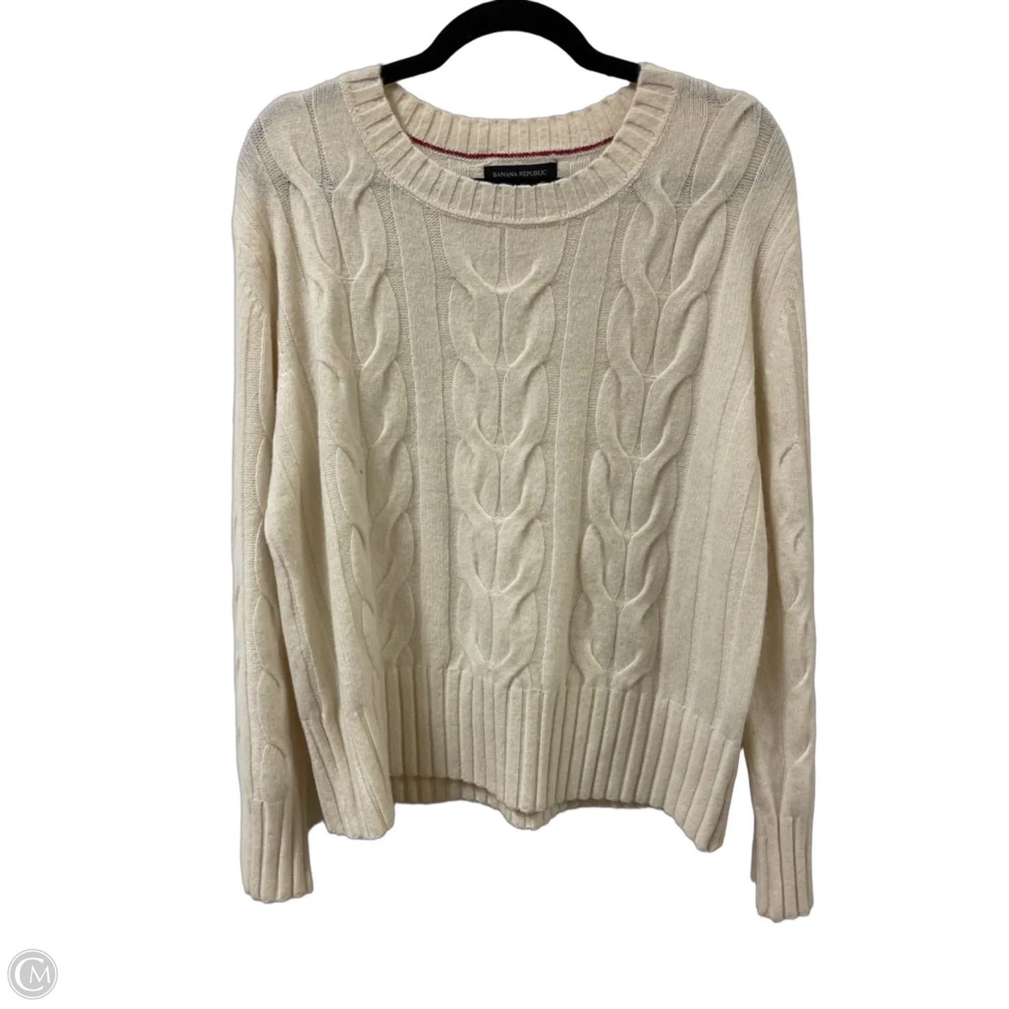 Sweater By Banana Republic In Cream, Size: M