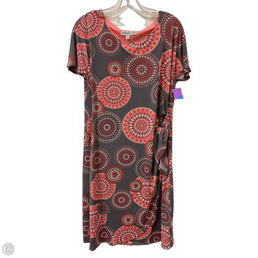 Dress Casual Midi By Robbie Bee In Grey, Size: M