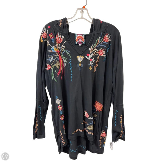 Top Long Sleeve Designer By Johnny Was In Black, Size: Xl
