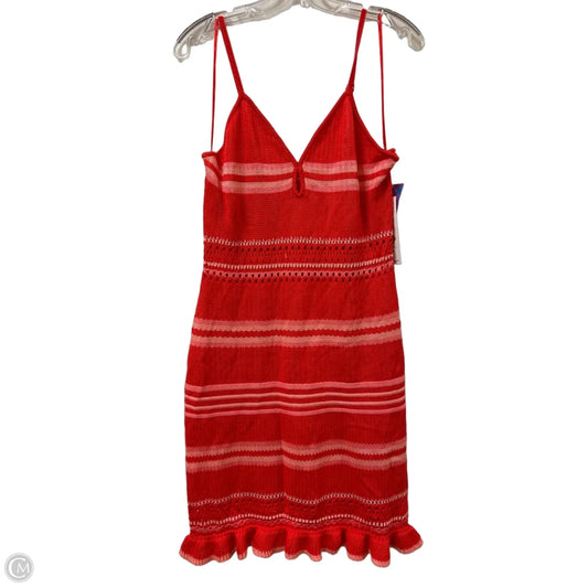 Dress Casual Midi By Madden Nyc In Red, Size: L