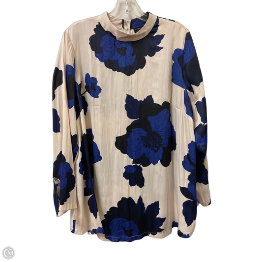 Top Long Sleeve By Lane Bryant In Floral Print, Size: 1x