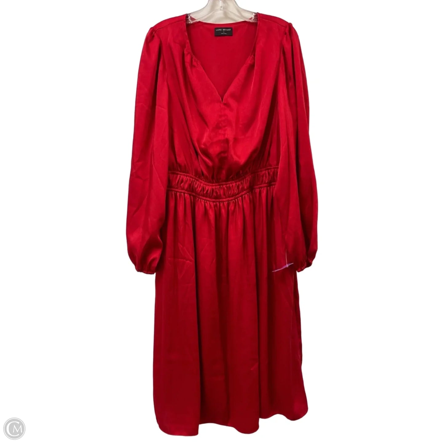 Dress Casual Maxi By Lane Bryant In Red, Size: Xl