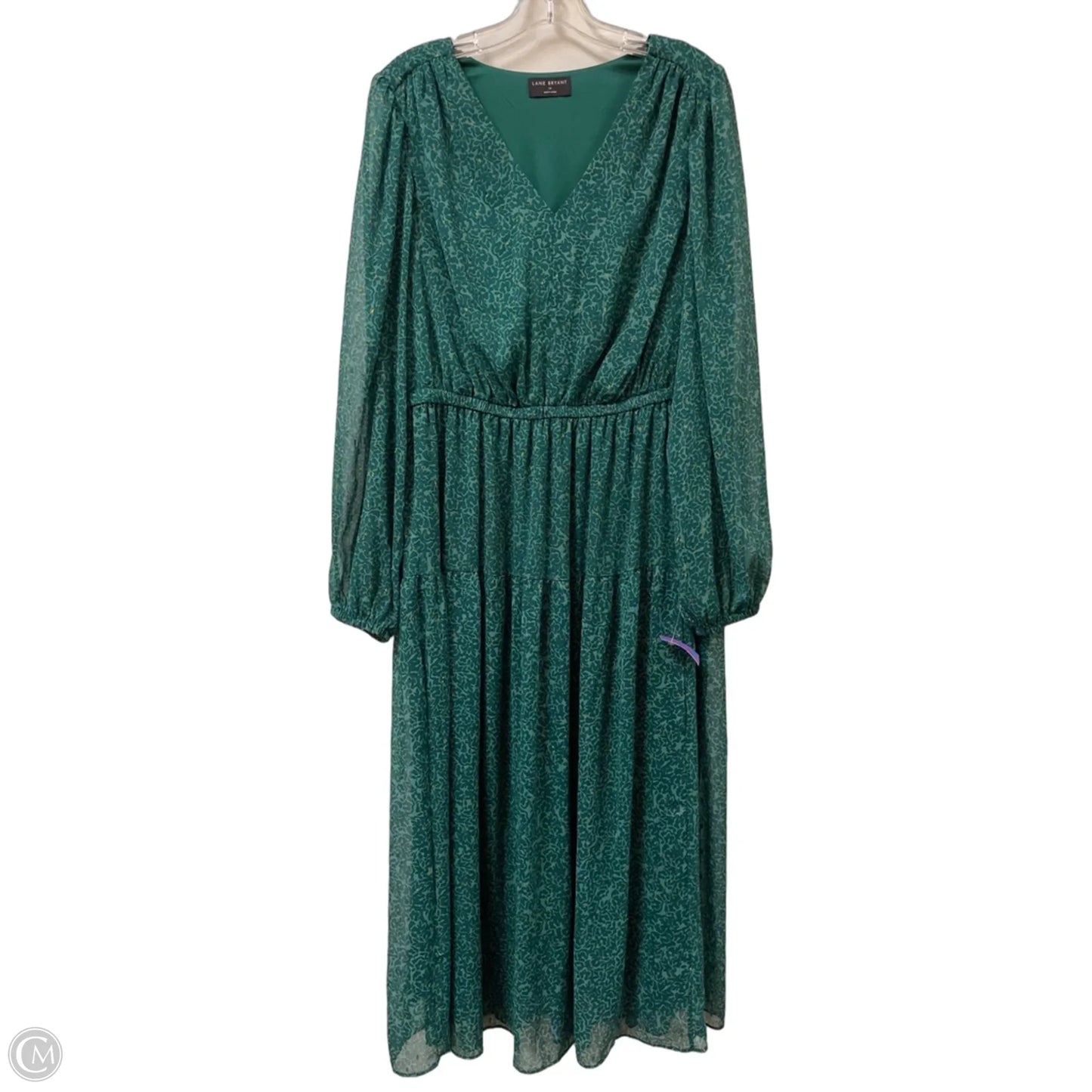 Dress Casual Maxi By Lane Bryant In Green, Size: Xl