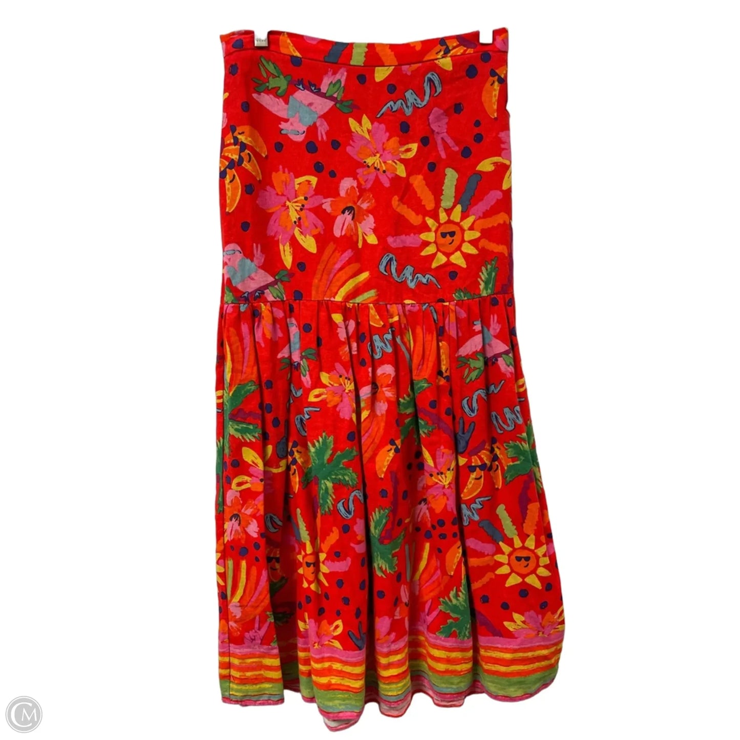 Skirt Maxi By Maison Damelie In Red, Size: S